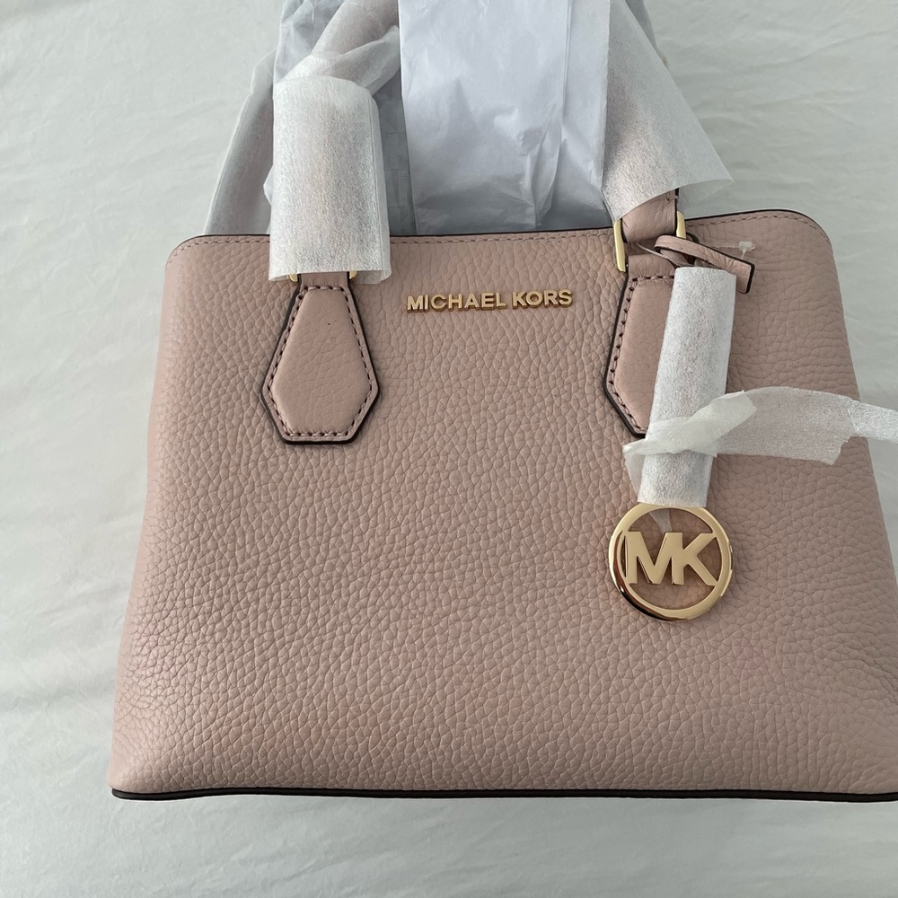 Michael Kors Camille satchel small pink